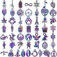 Zinc Alloy Jewelry Pendants, colorful plated, fashion jewelry, multi-colored, 10-50mm 