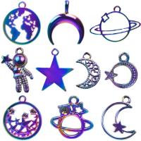 Zinc Alloy Jewelry Pendants, colorful plated, fashion jewelry, multi-colored, 11-27mm 