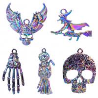 Zinc Alloy Pendant, colorful plated, fashion jewelry, multi-colored, 10-50mm 