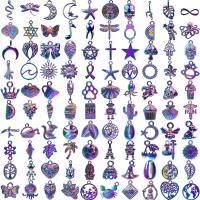 Zinc Alloy Jewelry Pendants, colorful plated, fashion jewelry, multi-colored, 10-60mm 