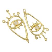 Brass Jewelry Pendants, gold color plated, hollow Approx 2mm 