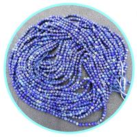 Natural Lapis Lazuli Beads, Round, polished, DIY & faceted, blue cm 