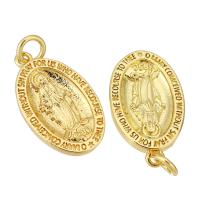 Brass Jewelry Pendants, gold color plated Approx 2mm 