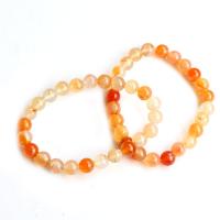 Aventurine Bracelets, Red Aventurine, Round, Unisex & anti-fatigue, red cm 