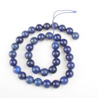 Natural Lapis Lazuli Beads, Round, polished, DIY, blue cm 