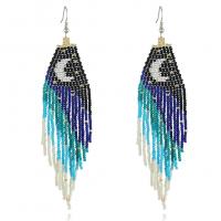 Seedbead Tassel Earring & for woman 