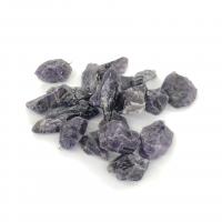 Amethyst Anhänger Februar Birthstone, mit Eisen, Klumpen, poliert, violett, 17-24mm, verkauft von PC