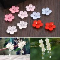 Acrylic Hair Accessories DIY Findings, Flower 22mm 