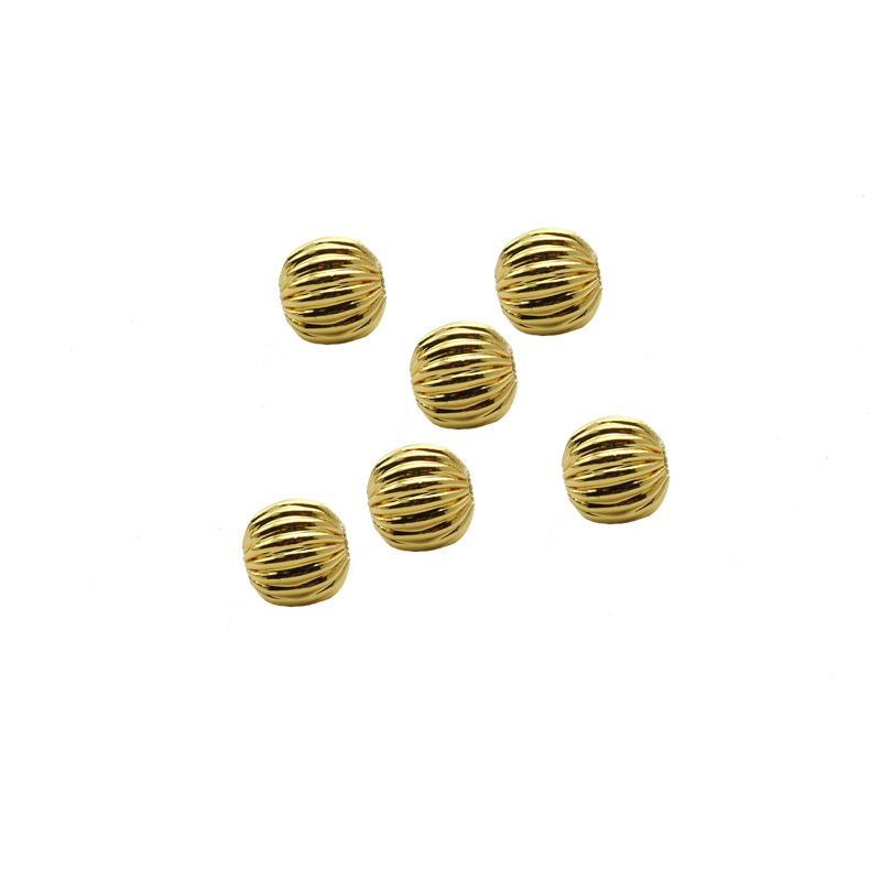 Brass Jewelry Beads, plated, DIY & different size for choice, more colors for choice, Sold By PC