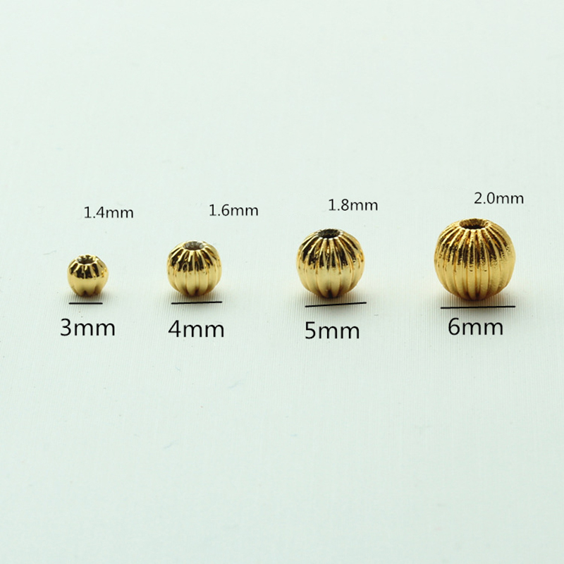 Brass Jewelry Beads, plated, DIY & different size for choice, more colors for choice, Sold By PC