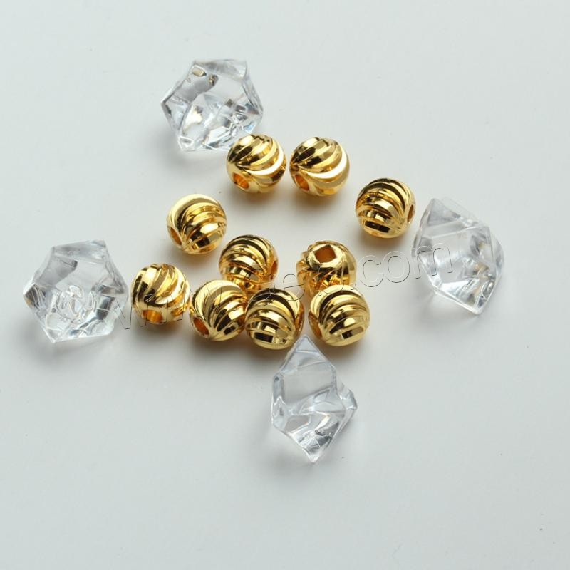 Brass Jewelry Beads, plated, DIY & different size for choice, more colors for choice, Sold By PC