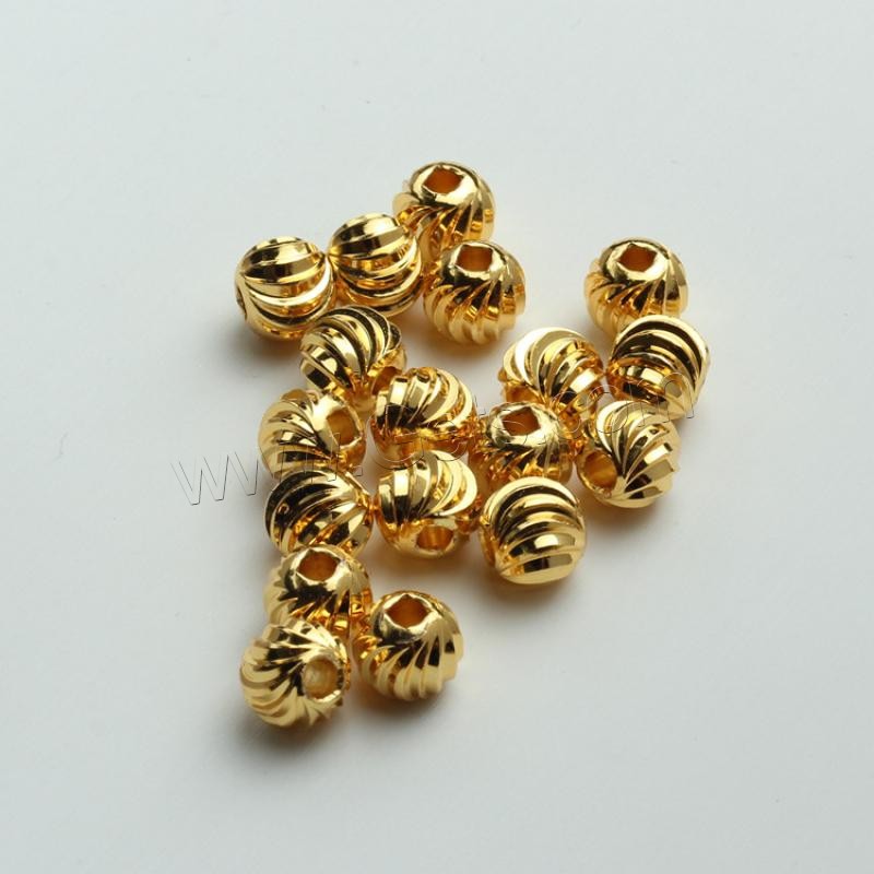 Brass Jewelry Beads, plated, DIY & different size for choice, more colors for choice, Sold By PC