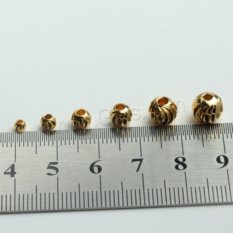 Brass Jewelry Beads, plated, DIY & different size for choice, more colors for choice, Sold By PC