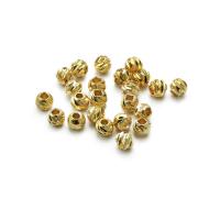 Beaucoup de perles de cuivre, laiton, Plaqué d'or 14K, DIY & normes différentes pour le choix, Vendu par PC