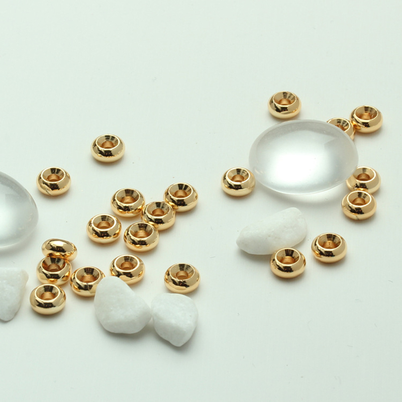 Brass Spacer Beads, plated, DIY & different size for choice, more colors for choice, Sold By PC