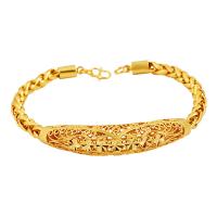 Brass Bracelets, gold color plated, fashion jewelry, golden 