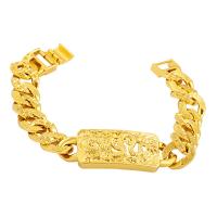 Brass Bracelets, gold color plated, fashion jewelry, golden 