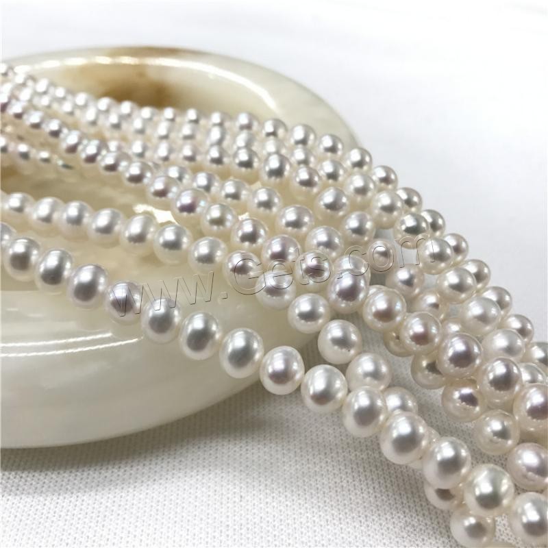 Round Cultured Freshwater Pearl Beads, different size for choice, more colors for choice, Length:Approx 15 Inch, Sold By Strand