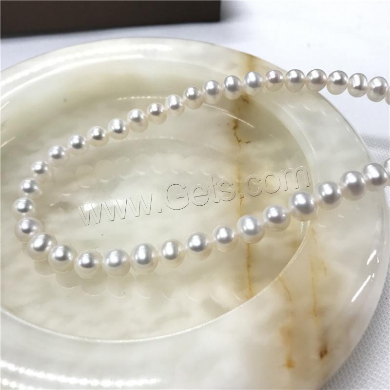 Round Cultured Freshwater Pearl Beads, different size for choice, more colors for choice, Length:Approx 15 Inch, Sold By Strand