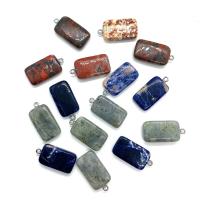 Mixed Agate Pendants, Rectangle 