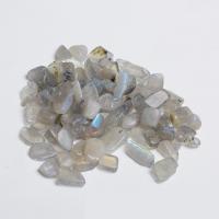 Gemstone Chips, Moonstone, Nuggets & no hole, grey 