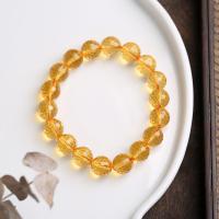 Citrine Bracelet, Unisex & faceted, 10mm Approx 14-16 cm 