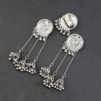 Fashion Zinc Alloy Jewelry Sets, finger ring & earring, plated, 2 pieces & fashion jewelry & for woman, original color 