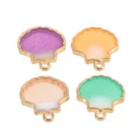 Zinc Alloy Enamel Pendants, Shell 