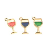 Zinc Alloy Enamel Pendants, Winebottle 