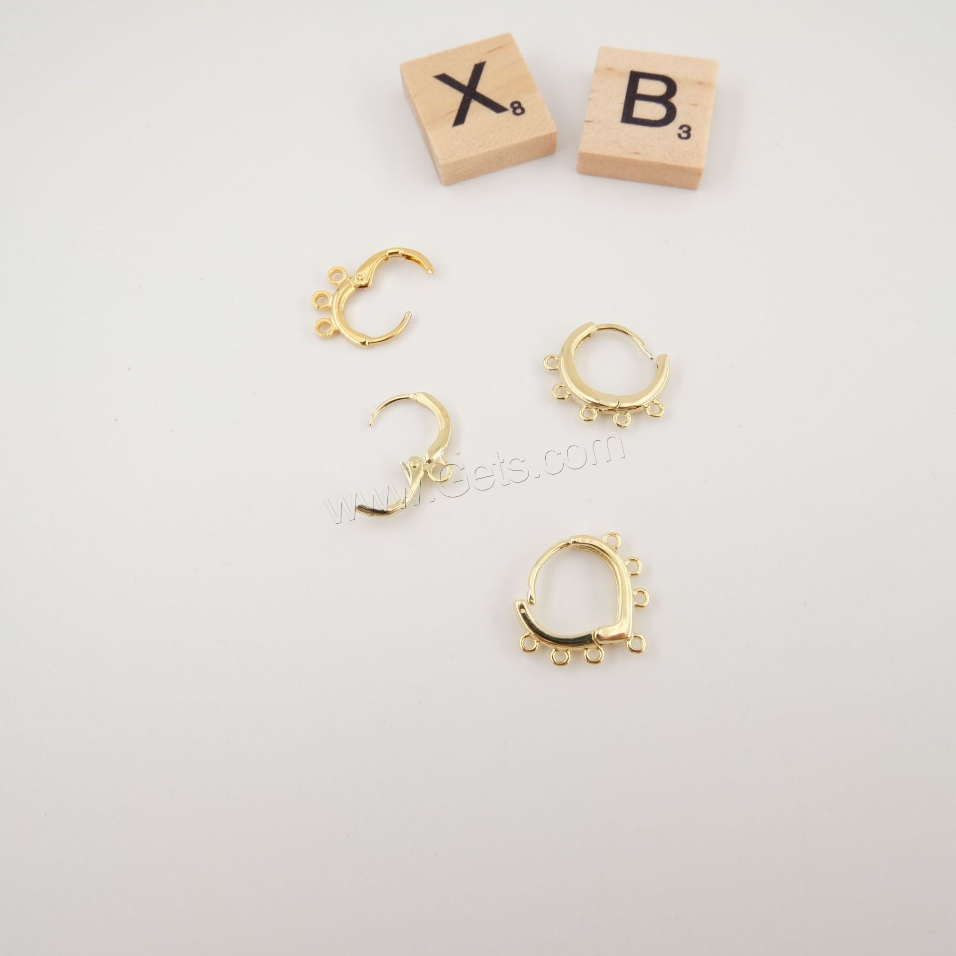 Brass Huggie Hoop Earring Finding, plated, different size for choice, more colors for choice, Sold By PC