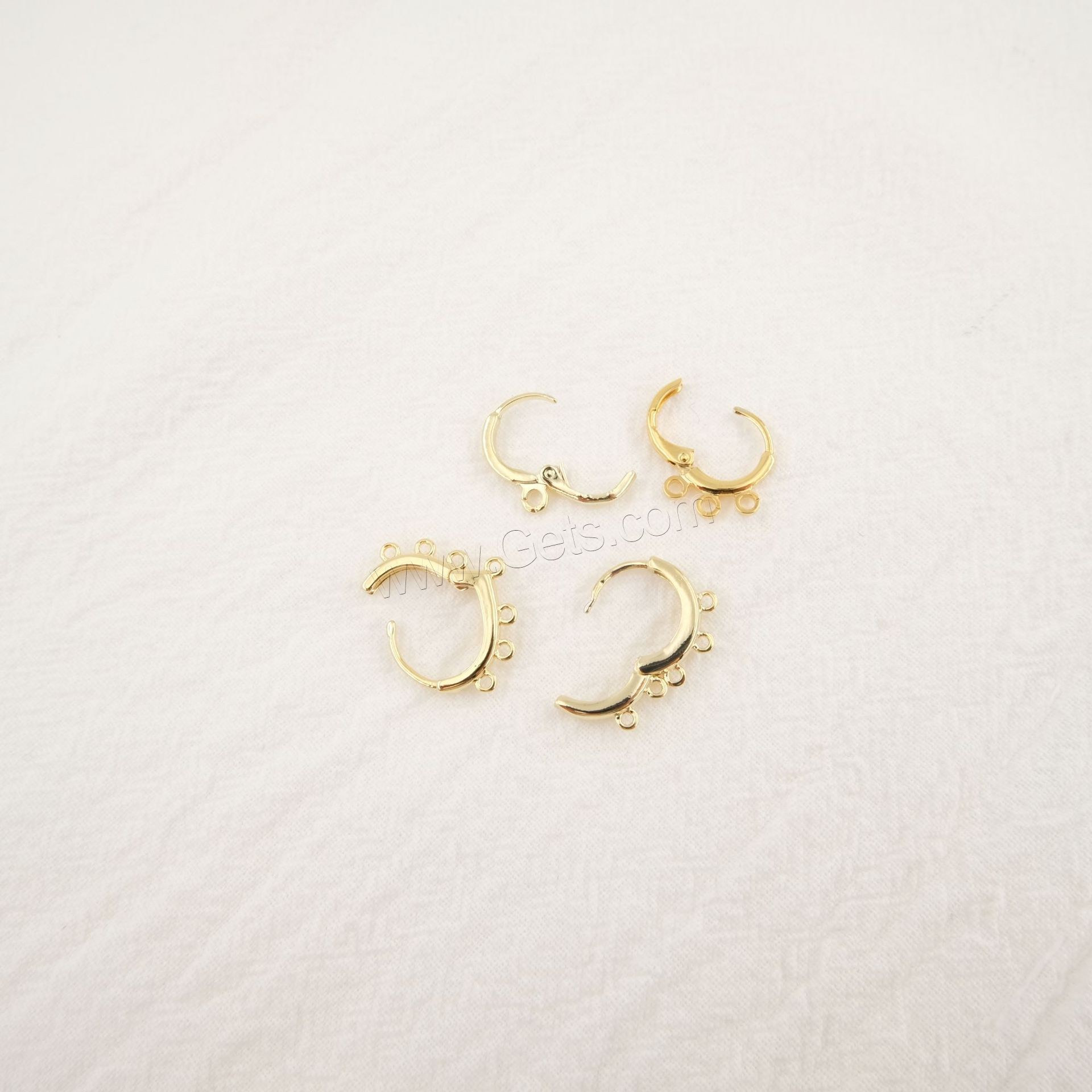 Brass Huggie Hoop Earring Finding, plated, different size for choice, more colors for choice, Sold By PC