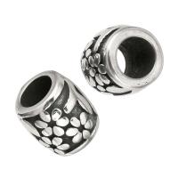 Stainless Steel Large Hole Beads, original color Approx 6mm 