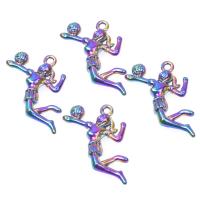 Pendentifs en forme de personnage en alliage de Zinc, Placage coloré, Vintage Vendu par PC