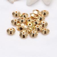 Entretoise de perles en laiton, Placage de couleur d'or, DIY, doré, 4mmuff0c6mm, Vendu par PC