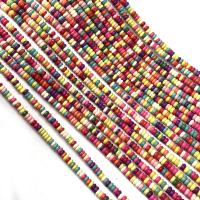 Synthetic Turquoise Beads, Abacus, DIY mixed colors Approx 13.5 Inch 