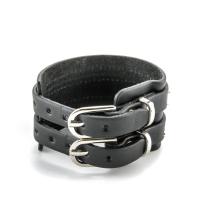 cuir PU bracelet, avec acier inoxydable, pour homme, plus de couleurs à choisir Environ 9.64 pouce, Vendu par PC