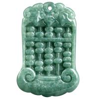 Jadeite Pendant, Carved, green 