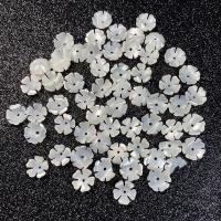 天然白いシェル・ビーズ, 白い貝, 花形, DIY, ホワイト, 10mm, 売り手 パソコン