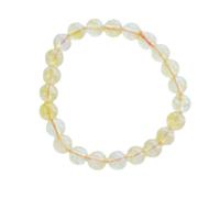 Citrine Bracelet, Round, polished, DIY & Unisex yellow cm 