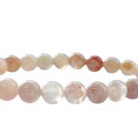 White Cherry Blossom Agate Pulsera, Esférico, pulido, unisexo & diverso tamaño para la opción, Rosado, longitud:18 cm, Vendido por Sarta