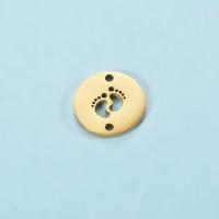 Stainless Steel Charm Connector, plated, fashion jewelry 