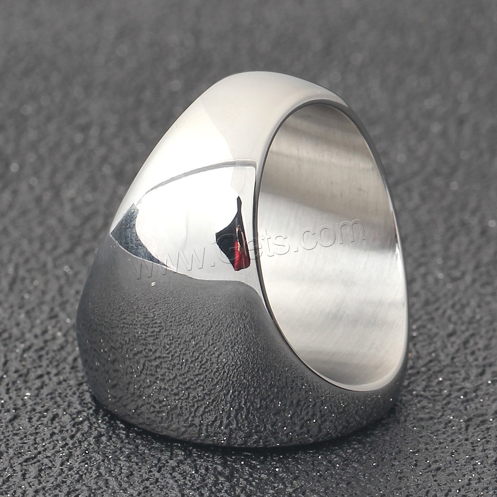 Titan Stahl Fingerring, Titanstahl, plattiert, verschiedene Größen vorhanden & für den Menschen, keine, 22mm, 2mm, Größe:7-12, verkauft von PC