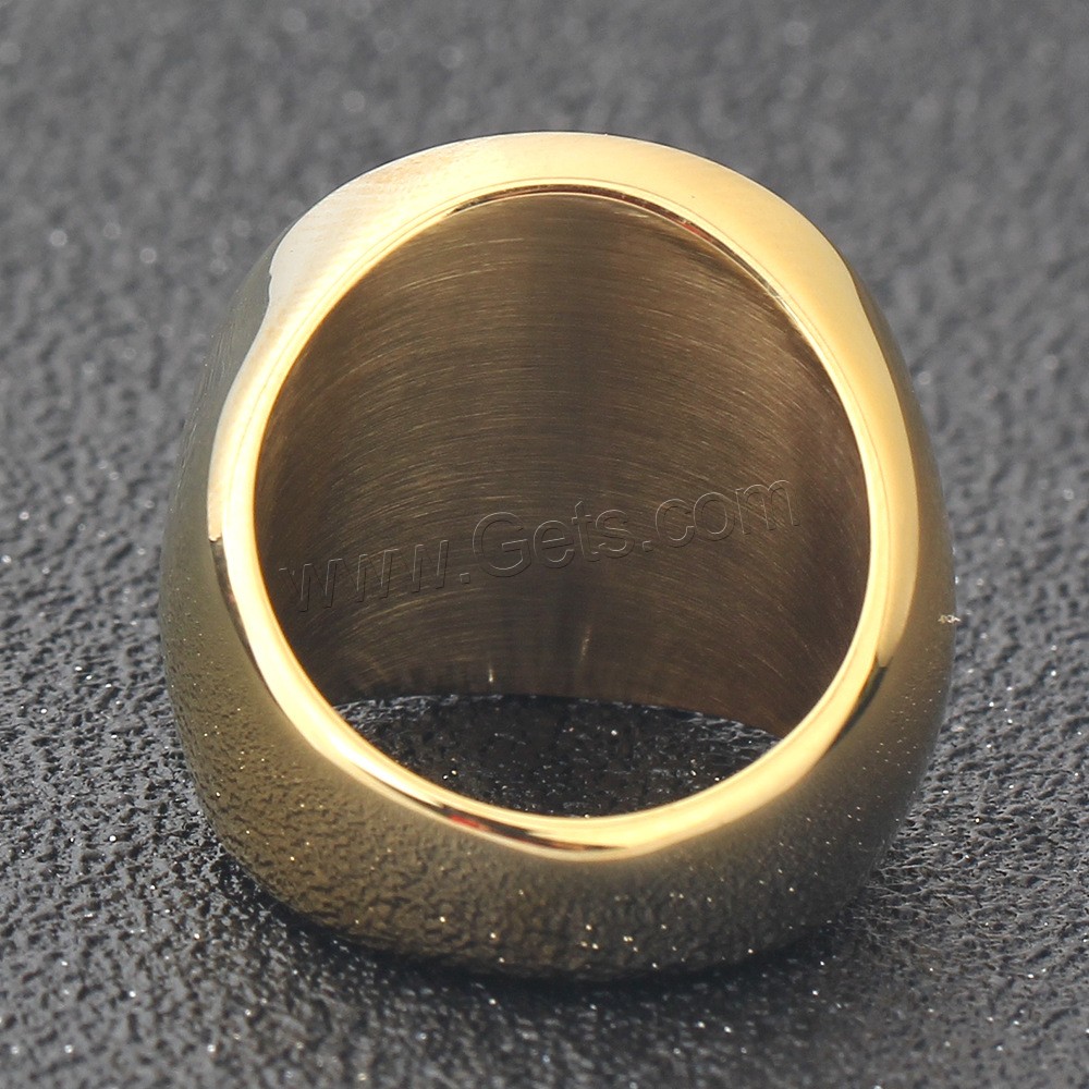 Titan Stahl Fingerring, Titanstahl, plattiert, verschiedene Größen vorhanden & für den Menschen, keine, 22mm, 2mm, Größe:7-12, verkauft von PC