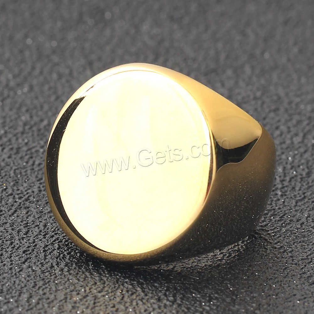 Titan Stahl Fingerring, Titanstahl, plattiert, verschiedene Größen vorhanden & für den Menschen, keine, 22mm, 2mm, Größe:7-12, verkauft von PC