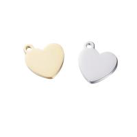 Stainless Steel Heart Pendants, plated, fashion jewelry 