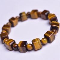 Tiger Eye Stone Bracelets, Unisex, mixed colors .5 Inch 