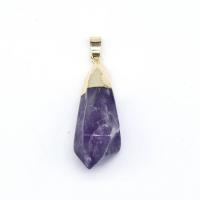 Quartz Pendant, with Zinc Alloy, plated, fashion jewelry 35-45mm,12-18mm 