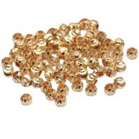 Beaucoup de perles de cuivre, laiton, Placage, DIY, plus de couleurs à choisir, 3-8mm, Vendu par PC