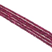 Perles de Tourmaline naturels, cube, rose, 4mm Environ 39 cm, Vendu par brin