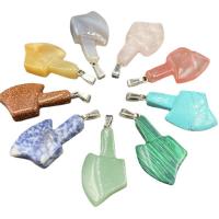 Gemstone Jewelry Pendant, Natural Stone, Axe & Unisex 